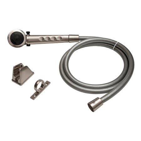Dura Faucet RV SHOWER HEAD & HOSE - BRUSHED SATIN NICKEL DF-SA130-SN